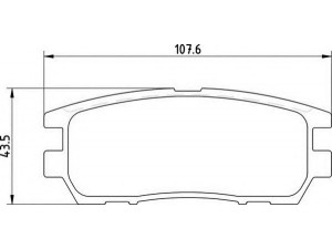 MAGNETI MARELLI 363700203019 stabdžių trinkelių rinkinys, diskinis stabdys 
 Techninės priežiūros dalys -> Papildomas remontas
MB858463, MR205269, MR389571, MR389572