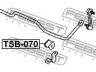 FEBEST TSB-070 skersinio stabilizatoriaus įvorių komplektas 
 Ašies montavimas/vairavimo mechanizmas/ratai -> Stabilizatorius/fiksatoriai -> Sklendės
48818-12160
