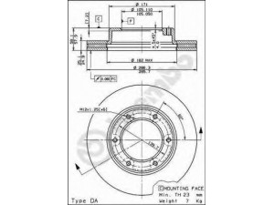 BREMBO 09.5866.10 stabdžių diskas 
 Stabdžių sistema -> Diskinis stabdys -> Stabdžių diskas
4351260050
