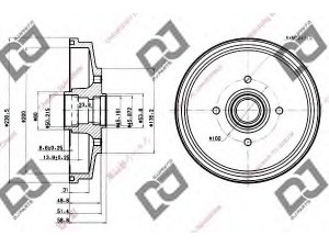 DJ PARTS BR1022 stabdžių būgnas 
 Stabdžių sistema -> Būgninis stabdys -> Stabdžių būgnas
0K30A26251A