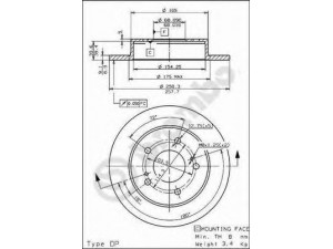 BREMBO 08.5443.50 stabdžių diskas 
 Dviratė transporto priemonės -> Stabdžių sistema -> Stabdžių diskai / priedai
4320688E01