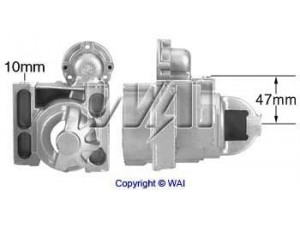 WAIglobal 51-1107 montavimas, kintamosios srovės generatorius