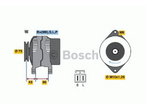 BOSCH 0 986 037 491 kintamosios srovės generatorius 
 Elektros įranga -> Kint. sr. generatorius/dalys -> Kintamosios srovės generatorius
B366-18-300, B366-18-300C, B366-18-300E