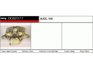 DELCO REMY DC82377 stabdžių apkaba 
 Dviratė transporto priemonės -> Stabdžių sistema -> Stabdžių apkaba / priedai