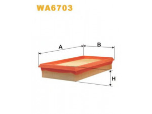 WIX FILTERS WA6703 oro filtras 
 Filtrai -> Oro filtras
7701047417, 8200459849, 1378084CT0