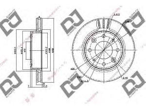DJ PARTS BD1083 stabdžių diskas 
 Stabdžių sistema -> Diskinis stabdys -> Stabdžių diskas
0K9AA-33-251A, 0K9AA-33-251B, 0K9AA-33-251C