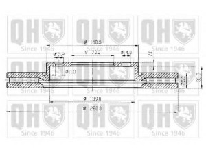 QUINTON HAZELL BDC4814 stabdžių diskas 
 Stabdžių sistema -> Diskinis stabdys -> Stabdžių diskas
09 11 7678, 5 69 060, 5 69 066