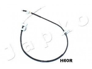 JAPKO 131H60R trosas, stovėjimo stabdys 
 Stabdžių sistema -> Valdymo svirtys/trosai
597704H000