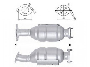 MAGNAFLOW 63409D katalizatoriaus keitiklis 
 Išmetimo sistema -> Katalizatoriaus keitiklis
2895027810, 2895027820
