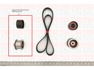FAI AutoParts TBK139 paskirstymo diržo komplektas 
 Techninės priežiūros dalys -> Papildomas remontas