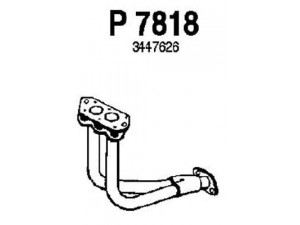 FENNO P7818 išleidimo kolektorius 
 Išmetimo sistema -> Išmetimo vamzdžiai
BM70187, 3433719, 3447626