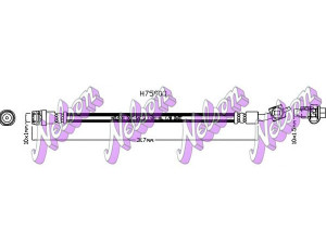 Brovex-Nelson H7590Q stabdžių žarnelė 
 Stabdžių sistema -> Stabdžių žarnelės
31317431, 31341509