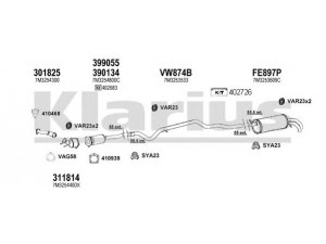KLARIUS 931392U išmetimo sistema 
 Išmetimo sistema -> Išmetimo sistema, visa