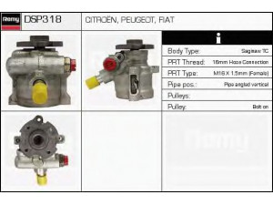 DELCO REMY DSP318 hidraulinis siurblys, vairo sistema 
 Vairavimas -> Vairo pavara/siurblys
9151249180