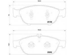 BREMBO P 85 127 stabdžių trinkelių rinkinys, diskinis stabdys 
 Techninės priežiūros dalys -> Papildomas remontas
4G0698151B, 4G0698151G, 4H0698151D