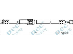 APEC braking HOS4046 stabdžių žarnelė 
 Stabdžių sistema -> Stabdžių žarnelės
SHB100800