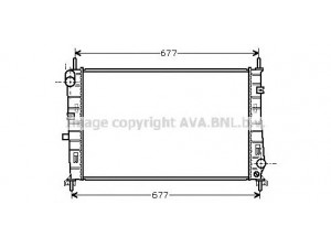 AVA QUALITY COOLING FDA2165 radiatorius, variklio aušinimas 
 Aušinimo sistema -> Radiatorius/alyvos aušintuvas -> Radiatorius/dalys
1029616, 1029617, 1086946, 5055798