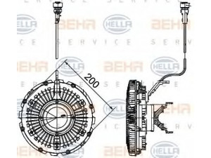 HELLA 8MV 376 757-111 sankaba, radiatoriaus ventiliatorius 
 Aušinimo sistema -> Radiatoriaus ventiliatorius
50 01 867 519, 74 20 993 868