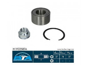 BTA H1F025BTA rato guolio komplektas 
 Ašies montavimas/vairavimo mechanizmas/ratai -> Rato stebulė/montavimas -> Rato guolis
71753820