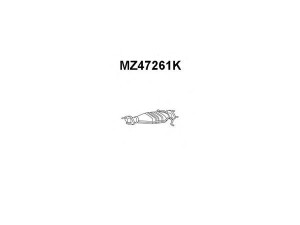 VENEPORTE MZ47261K katalizatoriaus keitiklis 
 Išmetimo sistema -> Katalizatoriaus keitiklis
F20420600A
