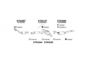 VENEPORTE 630218 išmetimo sistema