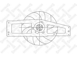 STELLOX 29-99274-SX ventiliatorius, radiatoriaus 
 Aušinimo sistema -> Radiatoriaus ventiliatorius
7701036722, 7701036723