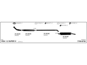 IMASAF 514000146 išmetimo sistema 
 Išmetimo sistema -> Išmetimo sistema, visa