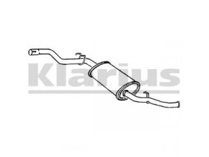 KLARIUS 240470 galinis duslintuvas 
 Išmetimo sistema -> Duslintuvas
7727689, 7727699