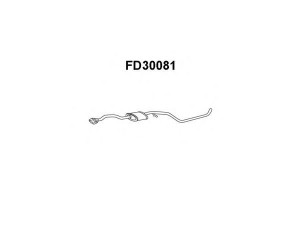 VENEPORTE FD30081 vidurinis duslintuvas 
 Išmetimo sistema -> Duslintuvas
5028991, 6559196, 6638220