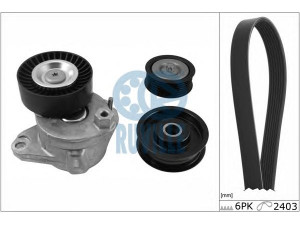 RUVILLE 5517880 V formos rumbuotas diržas, komplektas 
 Techninės priežiūros dalys -> Techninės priežiūros intervalai