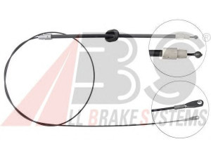 A.B.S. K13311 trosas, stovėjimo stabdys 
 Stabdžių sistema -> Valdymo svirtys/trosai
9064202285, 9064205185, 2E0609701L