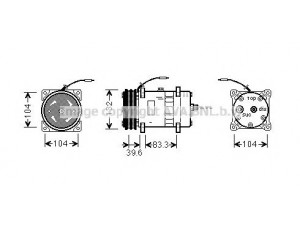 AVA QUALITY COOLING UVK038 kompresorius, oro kondicionierius