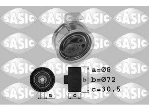 SASIC 1706017 įtempiklio skriemulys, paskirstymo diržas 
 Techninės priežiūros dalys -> Papildomas remontas
045109243A, 045109243C, 1119021