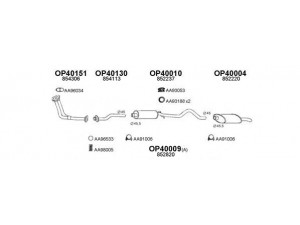VENEPORTE 400257 išmetimo sistema 
 Išmetimo sistema -> Išmetimo sistema, visa