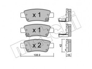 METELLI 22-0790-0 stabdžių trinkelių rinkinys, diskinis stabdys 
 Techninės priežiūros dalys -> Papildomas remontas
43022-SWW-G00, 43022-SWW-G01, 43022-SWW-G02