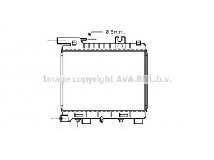 AVA QUALITY COOLING BW2054 radiatorius, variklio aušinimas