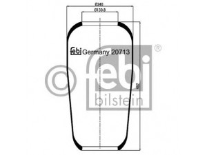 FEBI BILSTEIN 20713 dėklas, pneumatinė pakaba 
 Pakaba -> Pneumatinė pakaba
1590136, 1622116, 6797169