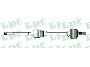 LPR DS52701 kardaninis velenas 
 Ratų pavara -> Kardaninis velenas
4341042120