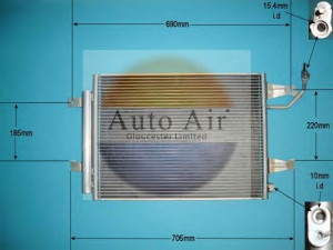 AUTO AIR GLOUCESTER 16-1069 kondensatorius, oro kondicionierius 
 Oro kondicionavimas -> Kondensatorius
MR568975