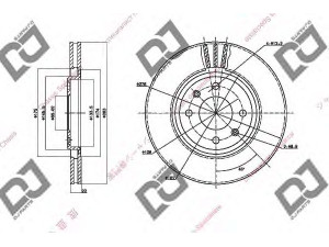 DJ PARTS BD1527 stabdžių diskas 
 Stabdžių sistema -> Diskinis stabdys -> Stabdžių diskas
4246T9, 4246V0, 95667810, 4246G1