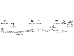 HJS Op_408 išmetimo sistema 
 Išmetimo sistema -> Išmetimo sistema, visa