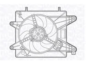 MAGNETI MARELLI 069422488010 ventiliatorius, radiatoriaus 
 Aušinimo sistema -> Oro aušinimas
51751385, 55745119