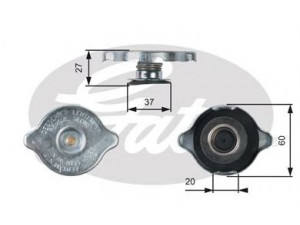 GATES RC217 dangtelis, radiatorius 
 Aušinimo sistema -> Radiatorius/alyvos aušintuvas -> Išsiplėtimo bakelis, variklio aušinimo skystis
1245000106, 1245000206, 1245000406