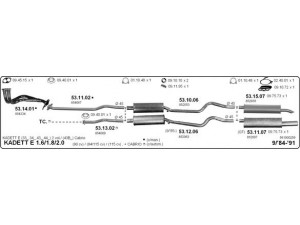 IMASAF 561000259 išmetimo sistema 
 Išmetimo sistema -> Išmetimo sistema, visa