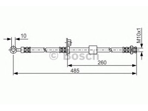 BOSCH 1 987 481 054 stabdžių žarnelė 
 Stabdžių sistema -> Stabdžių žarnelės
454 420 11 26, A 454 420 11 26