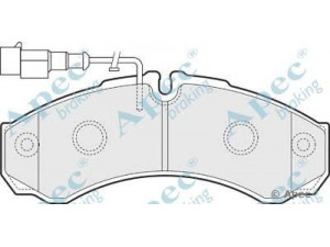 APEC braking PAD1542 stabdžių trinkelių rinkinys, diskinis stabdys
D4060MB40A, 5001868609