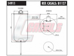 CASALS B1127 dėklas, pneumatinė pakaba
5010294308C, 5011239971