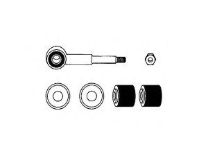 OCAP 0181414-K skersinio stabilizatoriaus komplektas 
 Ašies montavimas/vairavimo mechanizmas/ratai -> Stabilizatorius/fiksatoriai -> Pasukimo trauklė
1205991, 1229303, 9157725