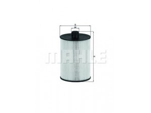 KNECHT KX 226D kuro filtras 
 Techninės priežiūros dalys -> Papildomas remontas
30671010, 30792514, 30794824, 8621882