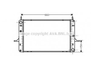 AVA QUALITY COOLING FD2145 radiatorius, variklio aušinimas 
 Aušinimo sistema -> Radiatorius/alyvos aušintuvas -> Radiatorius/dalys
88BB8005RA